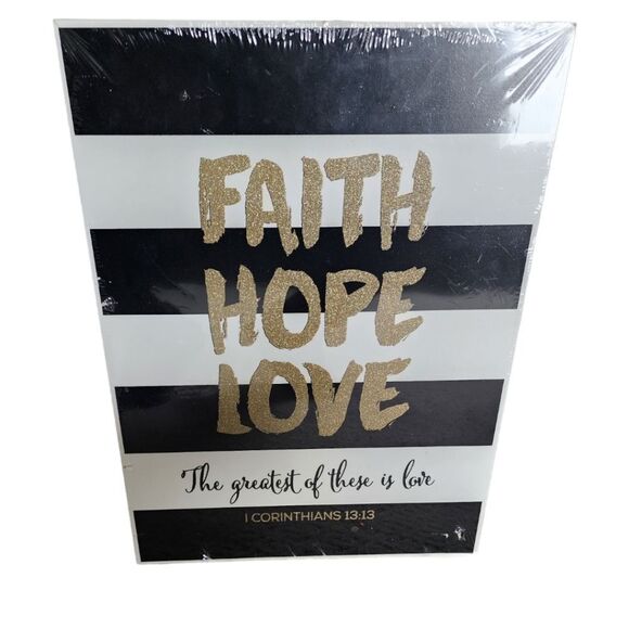 Faith, Hope & Love Wall Art - Picture 1 of 2